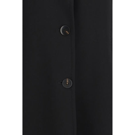 Max Mara Black Triacetate Coat