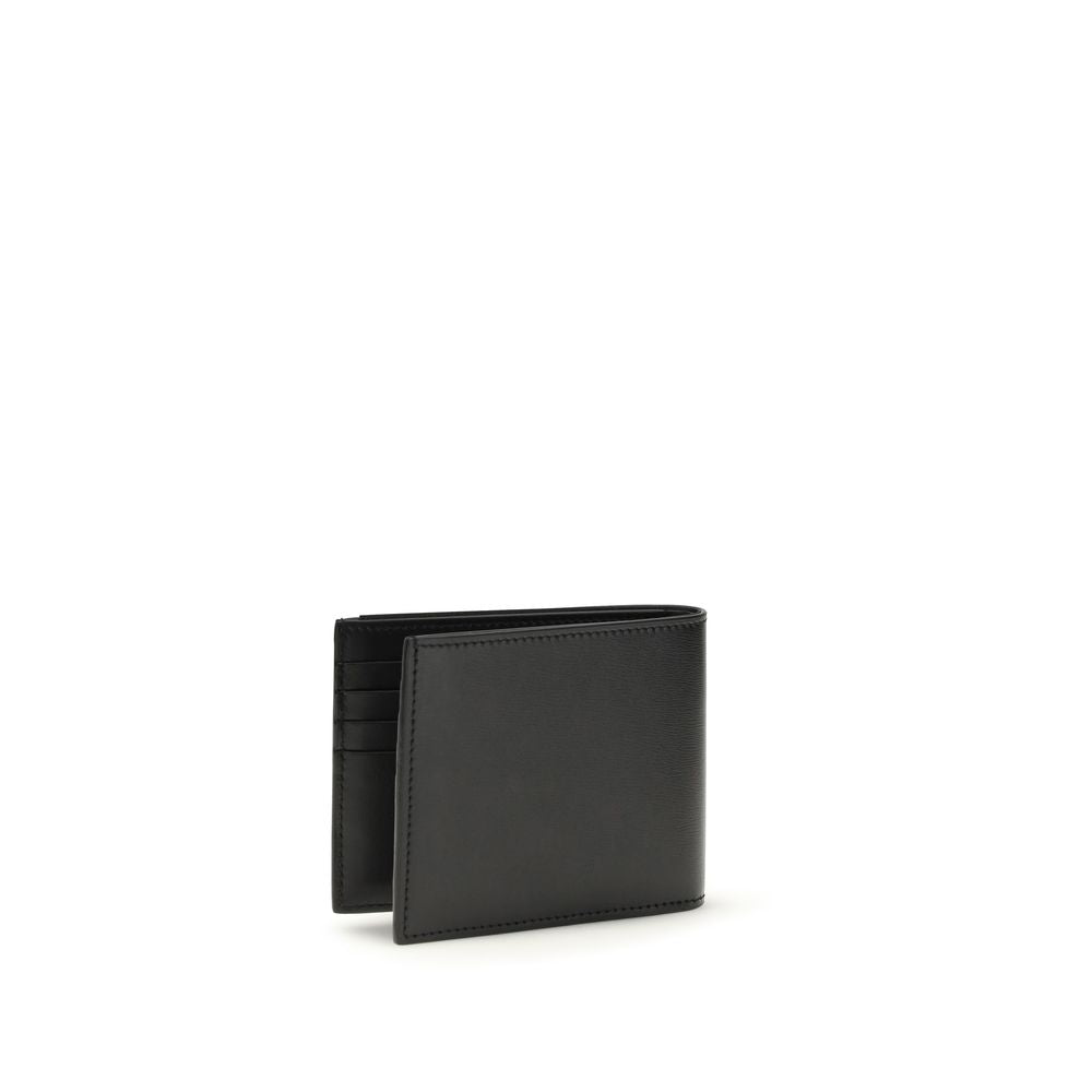 Fendi Black Calf Leather Bos Taurus Wallet