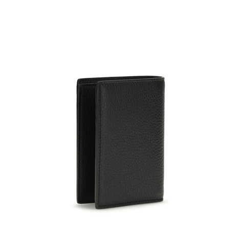 Saint Laurent Tiny Cassandre holder Black Leather Wallet