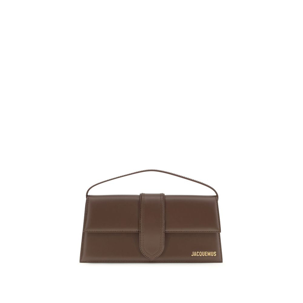 Jacquemus long Bambino Brown Leather Handbag