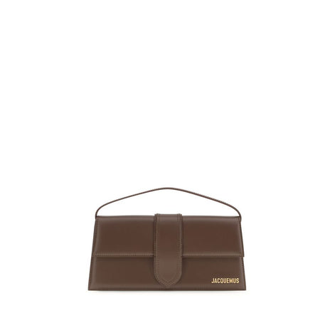 Jacquemus long Bambino Brown Leather Handbag