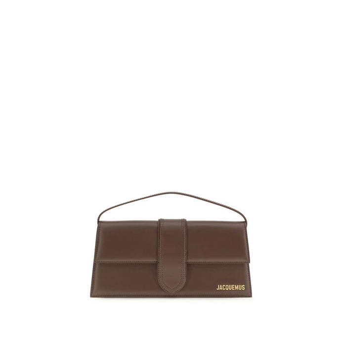 Jacquemus long Bambino Brown Leather Handbag