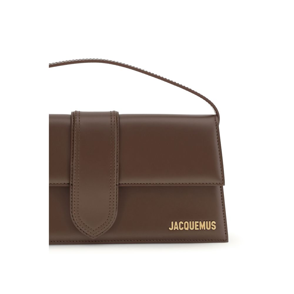 Jacquemus long Bambino Brown Leather Handbag