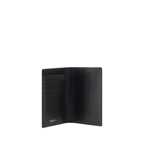 Balenciaga Black Calf Leather Bos Taurus Wallet
