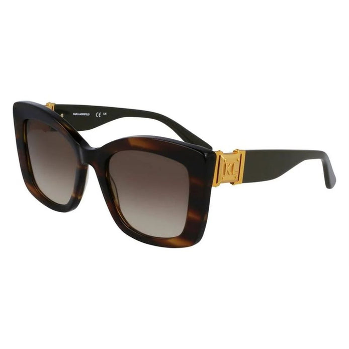 Karl Lagerfeld Brown Acetate Sunglasses