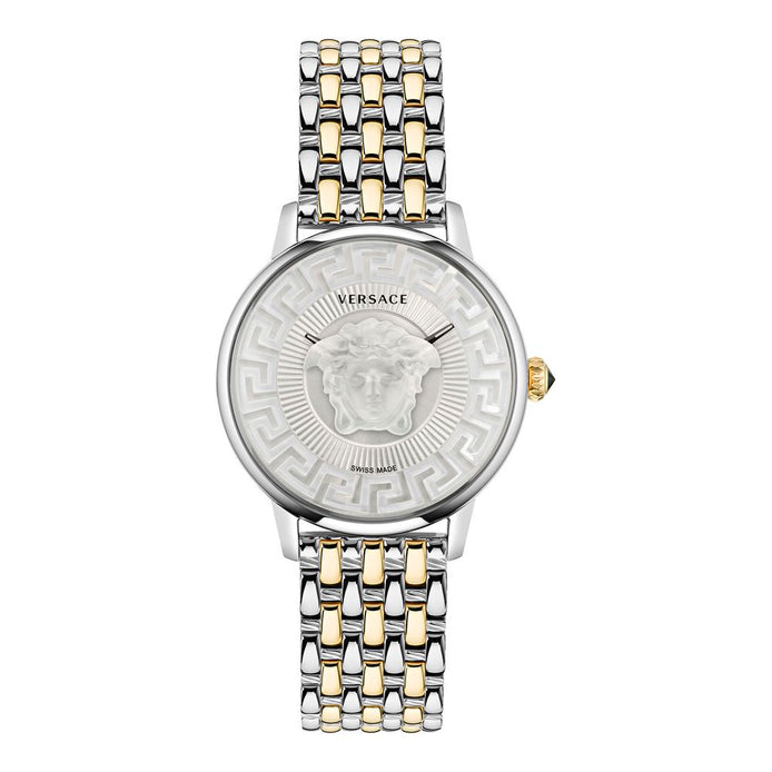 Versace Gray Stainless Steel Bracelet Watch
