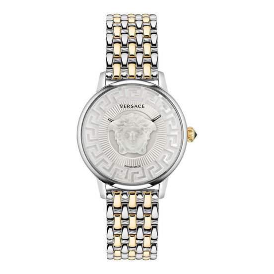 Versace Gray Stainless Steel Bracelet Watch