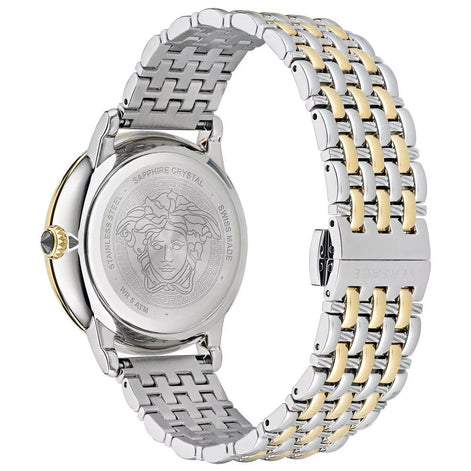 Versace Gray Stainless Steel Bracelet Watch