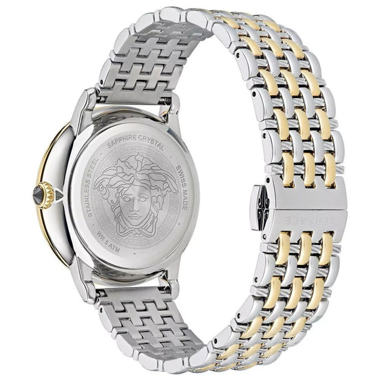 Versace Gray Stainless Steel Bracelet Watch