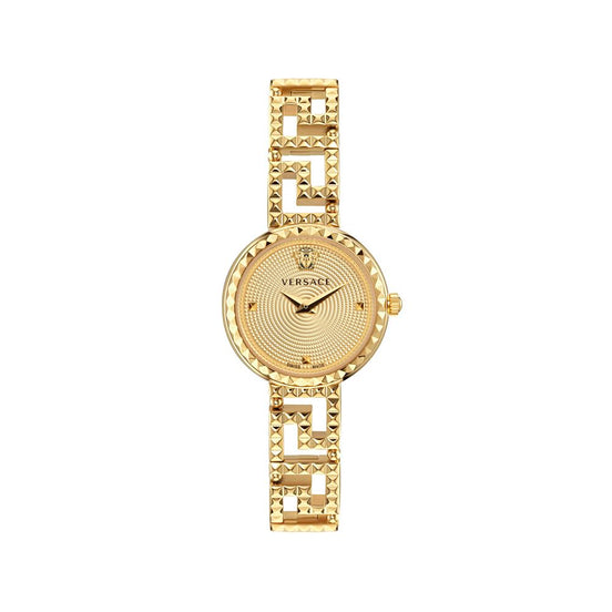 Versace Gold Stainless Steel Dress Watch