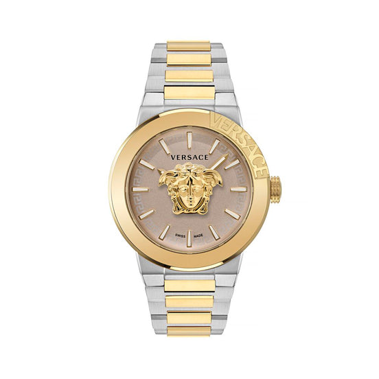 Versace Gold Stainless Steel Dress Watch