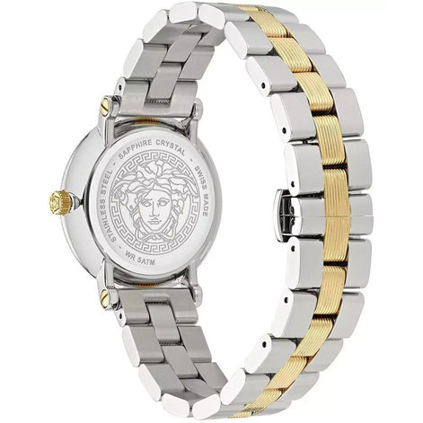 Versace Gray Stainless Steel Dress Watch