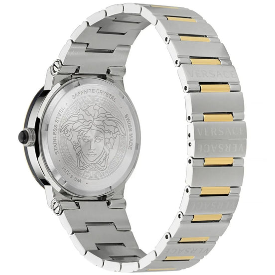 Versace Gray Stainless Steel Dress Watch