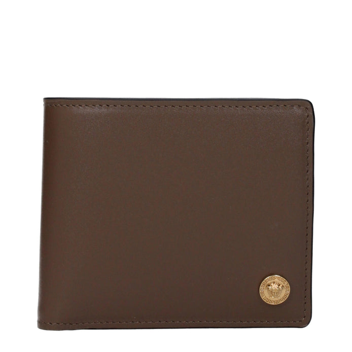 Versace Brown Leather Wallet