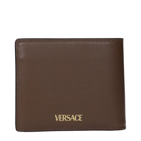 Versace Brown Leather Wallet