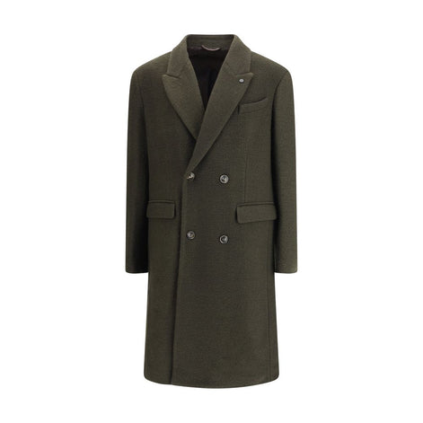 Cruna Bicolor Fleece Wool Coat