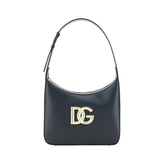 Dolce & Gabbana 3.5 Black Leather Shoulder Bag