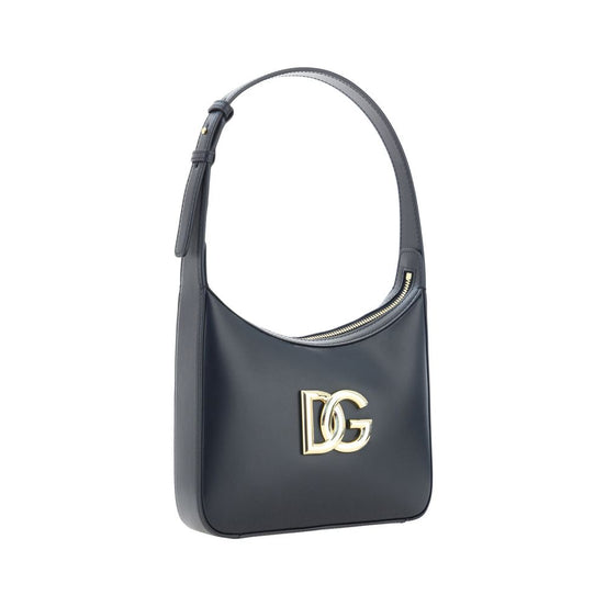 Dolce & Gabbana 3.5 Black Leather Shoulder Bag