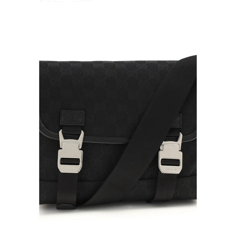 Gucci Black Polyester Shoulder Bag