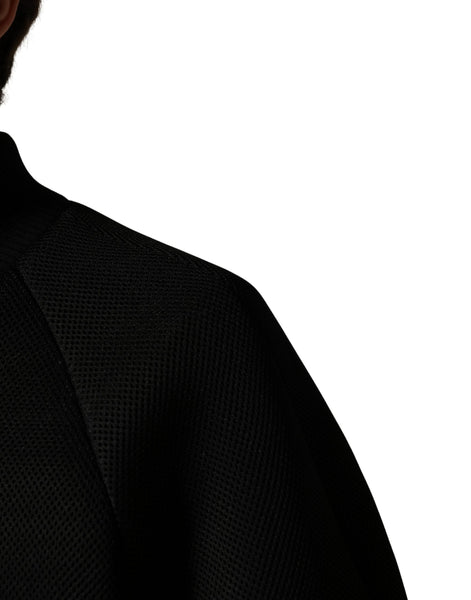 Dolce & Gabbana Men Black Nylon Full Zip Bomber Jacket