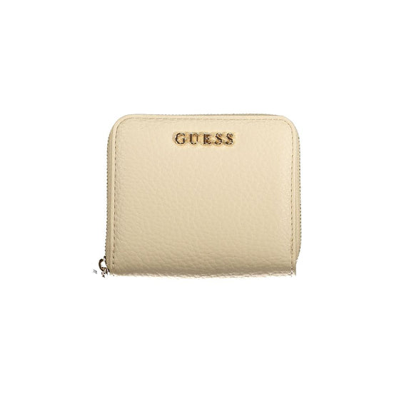Guess Jeans Beige Polyurethane Women Wallet