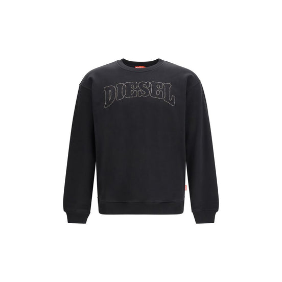 Diesel Black Cotton Sweatshirt