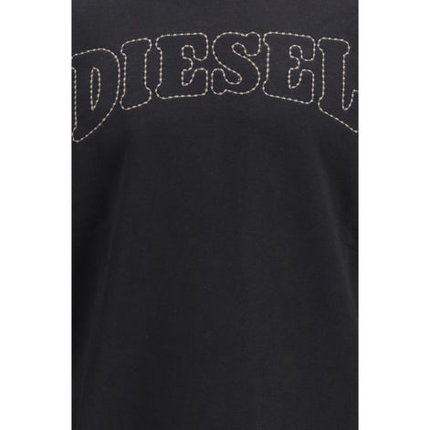 Diesel Black Cotton Sweatshirt