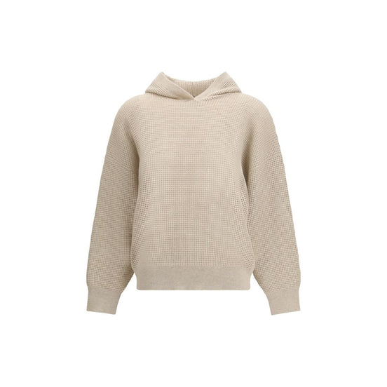 Brunello Cucinelli Beige Cashmere Sweatshirt