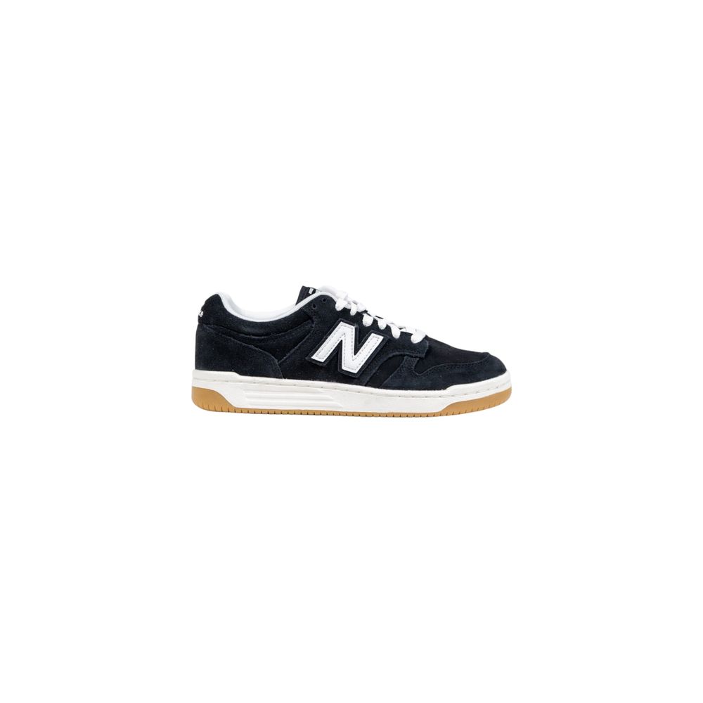 New Balance 480 Black And White Leather Athletic Sneakers