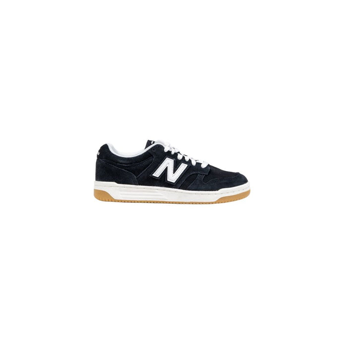 New Balance 480 Black And White Leather Athletic Sneakers