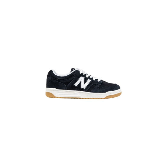 New Balance 480 Black And White Leather Athletic Sneakers