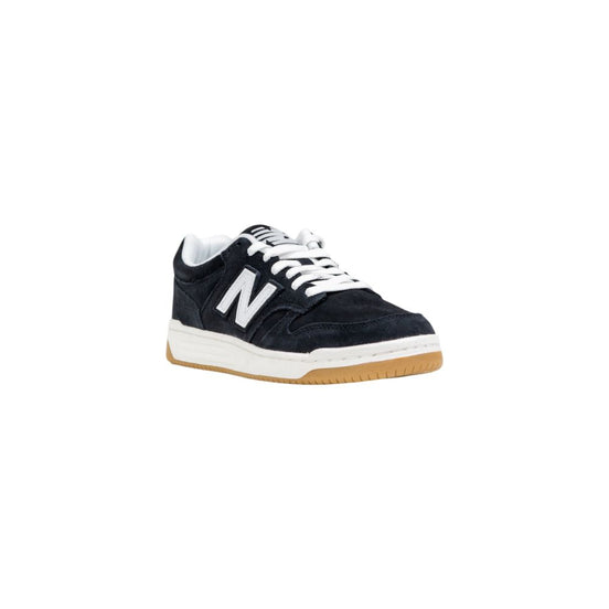 New Balance 480 Black And White Leather Athletic Sneakers