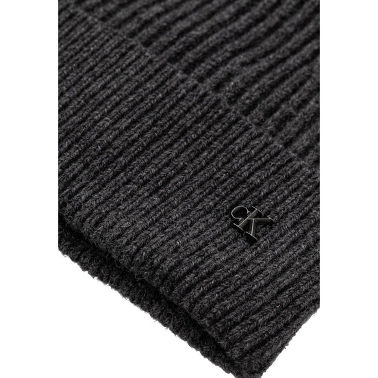 Calvin Klein Gray Wool Cap (Baseball Hat)