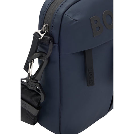 Hugo Boss Blue Polyester Messenger Bag