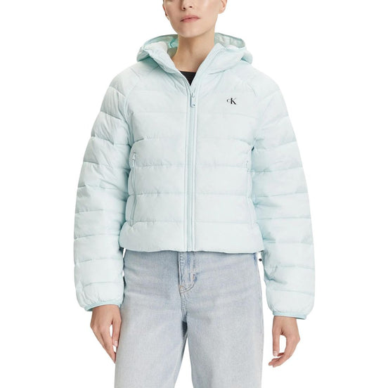 Calvin Klein Jeans Turquoise Polyamide Shell Jacket