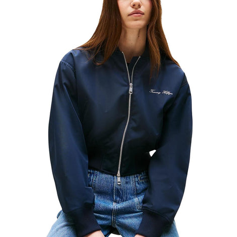 Tommy Hilfiger Blue Recycled Polyester Bomber