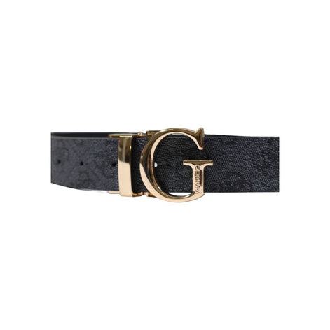 Guess Gray Polyester Thin Belt