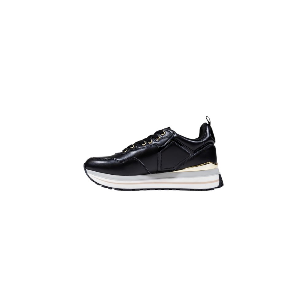 Liu Jo Black Artificial Leather Platform Sneakers