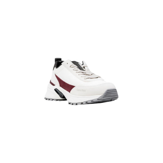 Calvin Klein Cream Suede Leather Chunky Sneakers