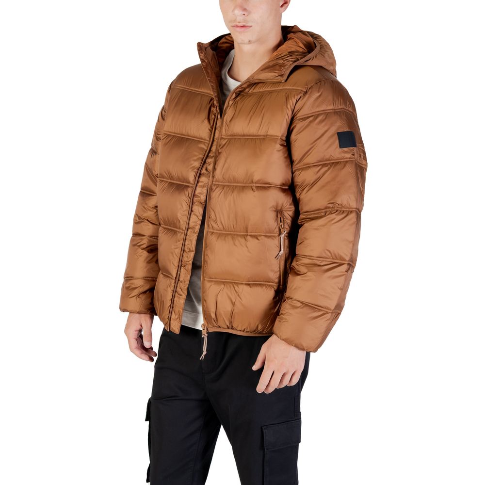 Tommy Hilfiger Jeans Brown Polyamide Coat