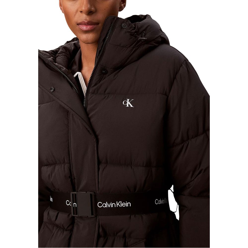 Calvin Klein Jeans Black Polyamide Coat