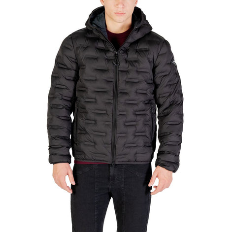 Replay Black Polyester Shell Jacket