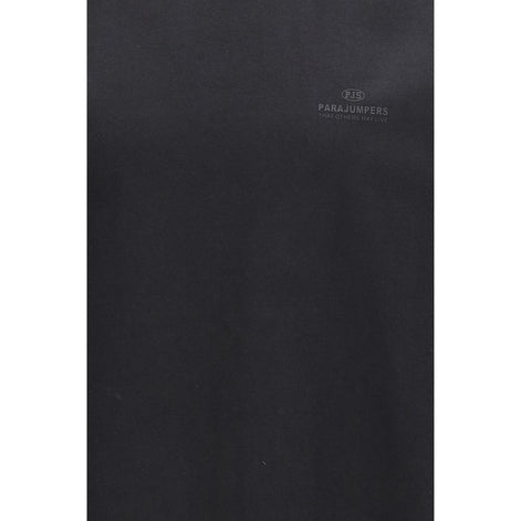 Parajumpers Black Cotton T-Shirt