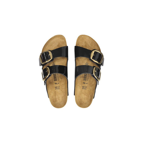 Birkenstock Black Synthetic Flat Sandals