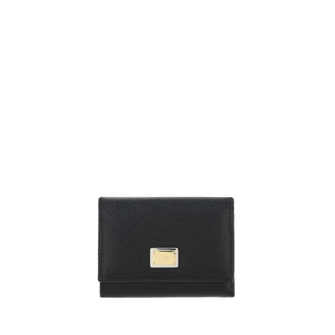 Dolce & Gabbana Dauphine Black Leather Wallet