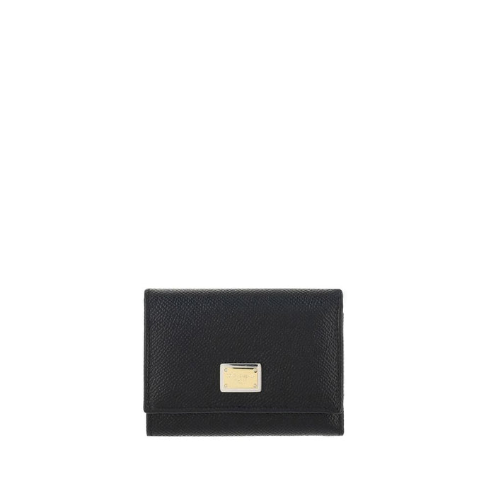Dolce & Gabbana Dauphine Black Leather Wallet