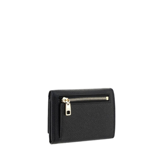 Dolce & Gabbana Dauphine Black Leather Wallet