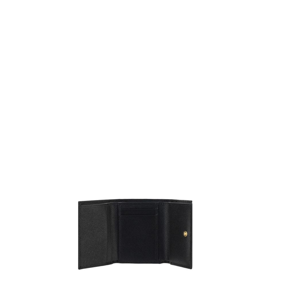 Dolce & Gabbana Dauphine Black Leather Wallet
