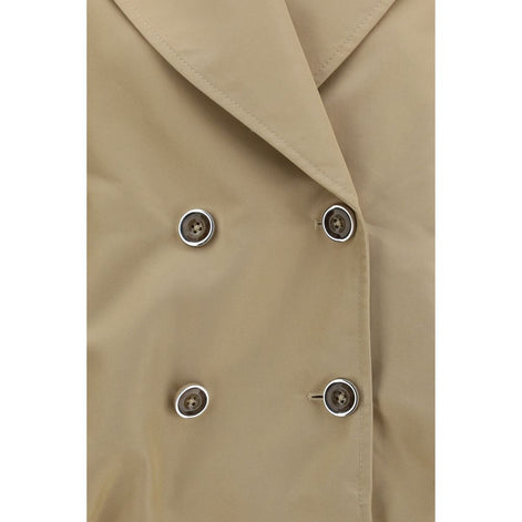 PINKO Beige Cotton Trench Coat