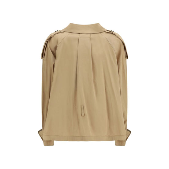 PINKO Beige Cotton Trench Coat